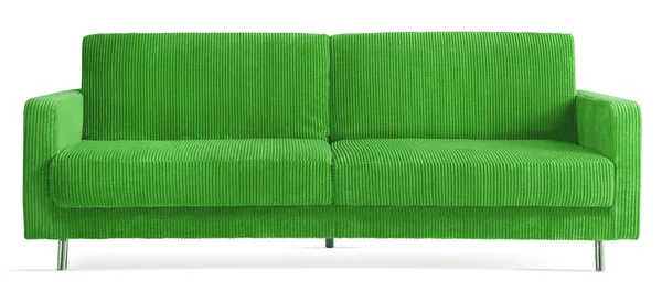绿色沙发 — 图库照片
