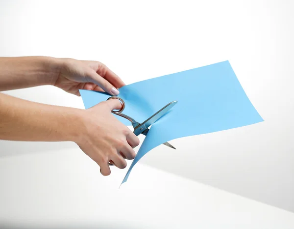 stock image Cutting paper