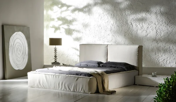 Спальня в стиле новой классики — стоковое фото