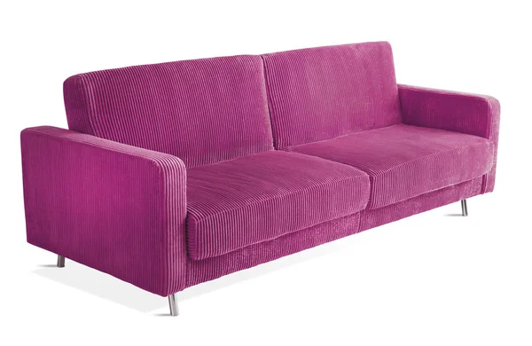 紫色沙发 — 图库照片