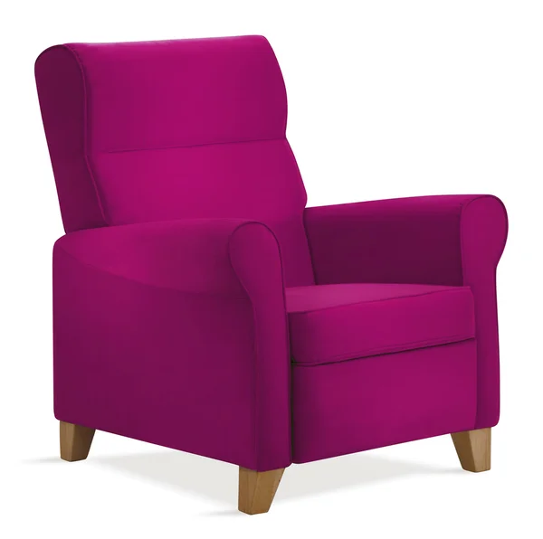 紫色扶手椅 — 图库照片