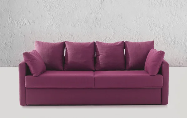 Sofá púrpura —  Fotos de Stock