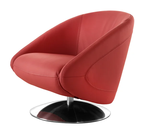 Kesikli kırmızı sandalye — Stok fotoğraf