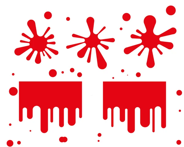 Des gouttes de sang — Image vectorielle