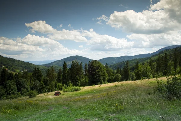 Polskie góry, beskidy — Zdjęcie stockowe