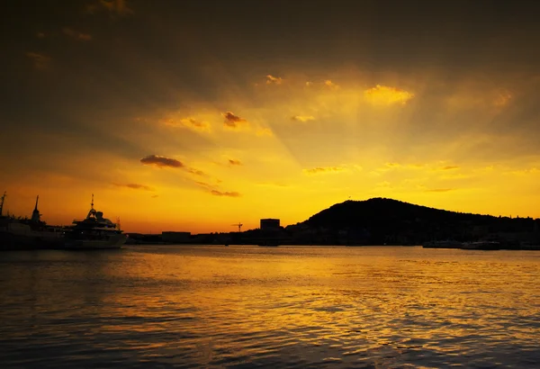 Günbatımı Split — Stok fotoğraf