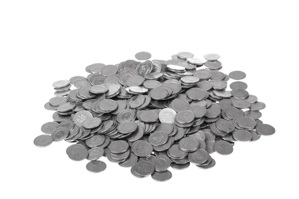 Uno smalto zloty monete — Foto Stock