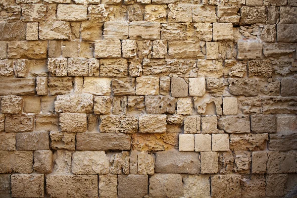 stock image Greek wall made of rocks