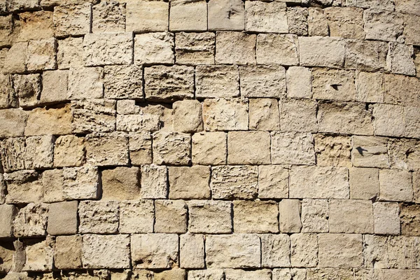 stock image Greek wall made of rocks