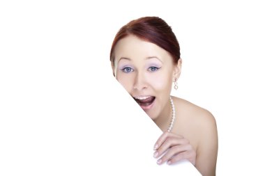 banner'ın genç kadınla