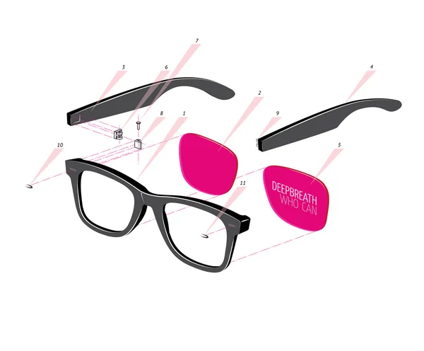 Óculos —  Vetores de Stock