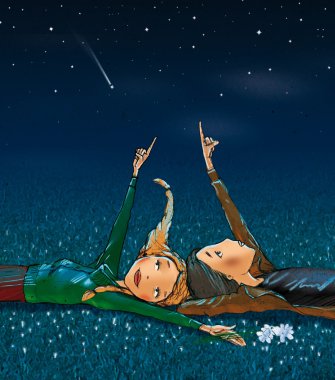 Shooting Stars clipart