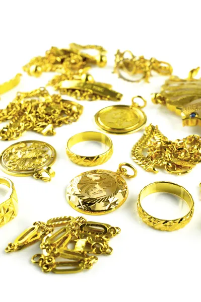 Varia Jóias de ouro — Fotografia de Stock