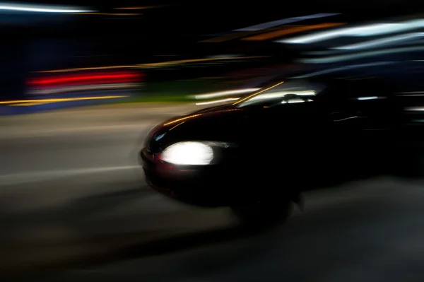 stock image Speeding Car in the dark