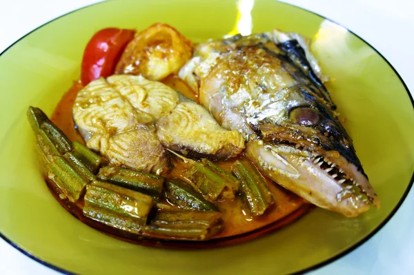 Testa di pesce al curry — Foto Stock