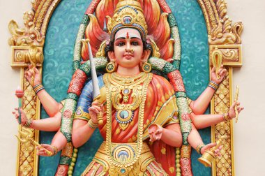 Hindu Goddess Durga clipart