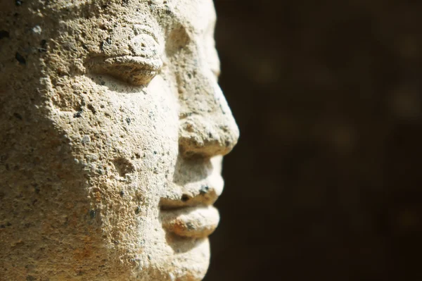 Закрытие лица Будды — стоковое фото