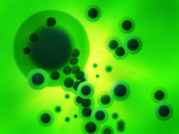 Células verdes — Fotografia de Stock