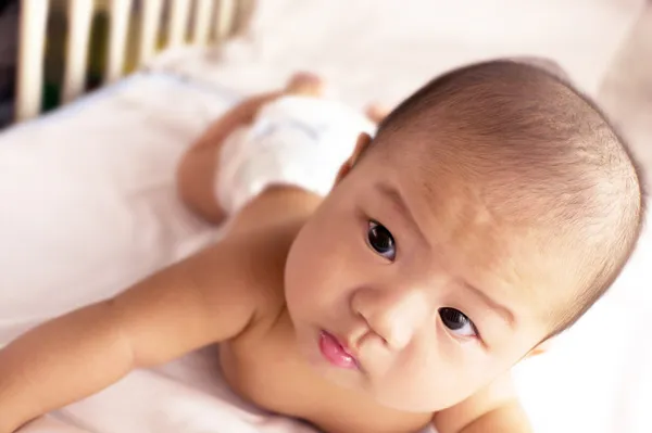 Asiático bebê — Fotografia de Stock