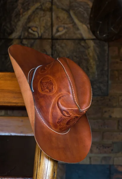 Stock image Leather Cowboy hat