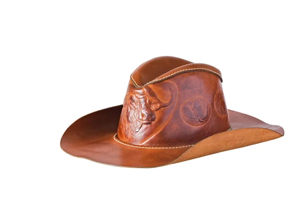Leather Cowboy hat — Stock Photo, Image