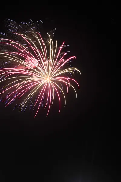 Feuerwerk in der Nacht — Stockfoto