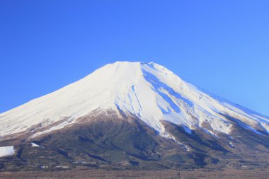 mt.Fuji ve mavi gökyüzü