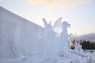 Japon kar festivalinden