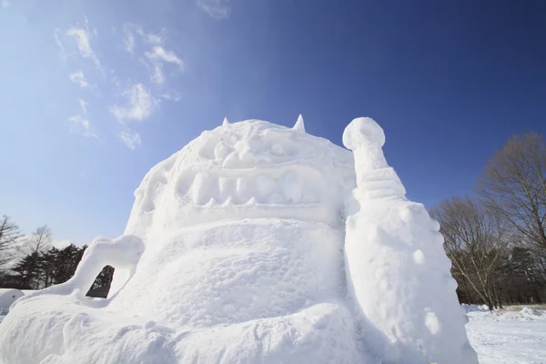 stock image Japanese snow festivals