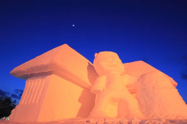 stock image Japanese snow festivals