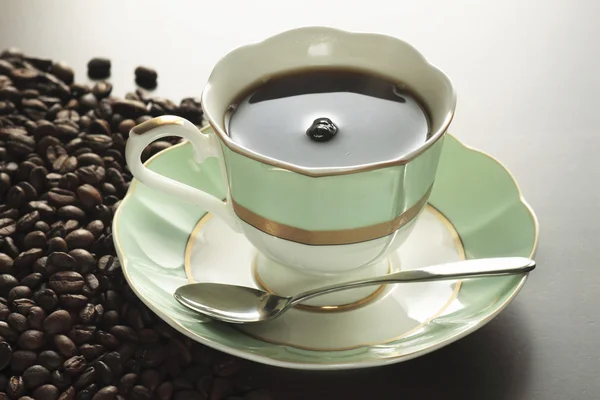 Ceașcă de cafea fierbinte — Fotografie, imagine de stoc