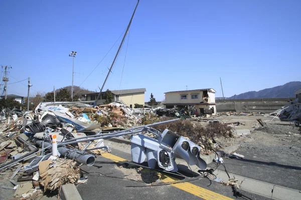 Le grand tremblement de terre dans l'Est du Japon — Photo