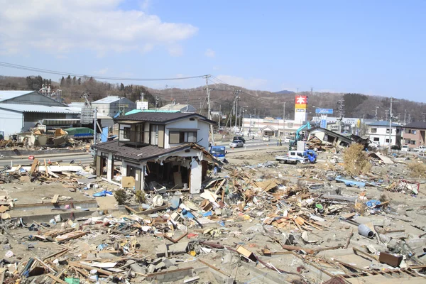 De grote Oost-japan aardbeving — Stockfoto