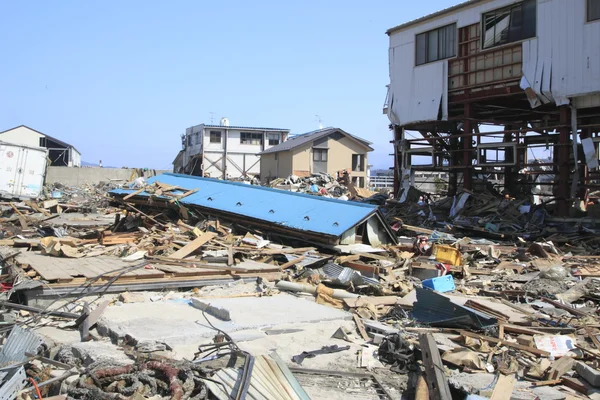 伟大的东日本地震 — 图库照片