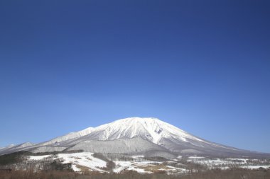 mt.iwate mavi gökyüzü