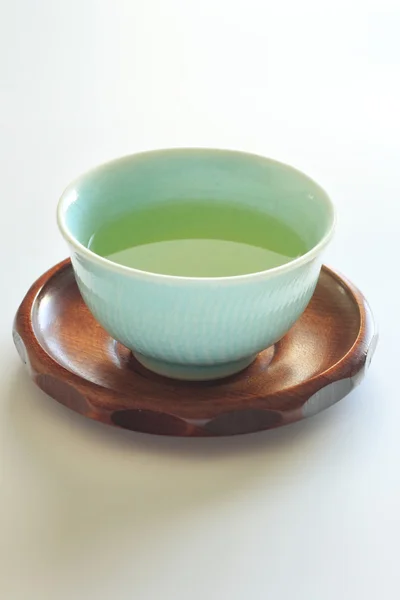 stock image Green tea on white background