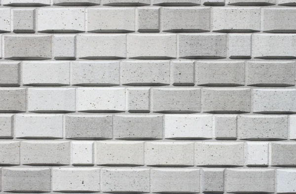 Close-up van nieuwe bakstenen muur — Stockfoto