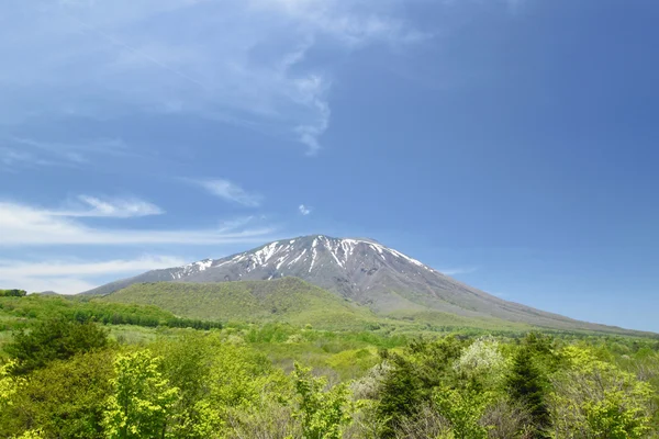 Mt.iwate 和蓝色的天空 — 图库照片