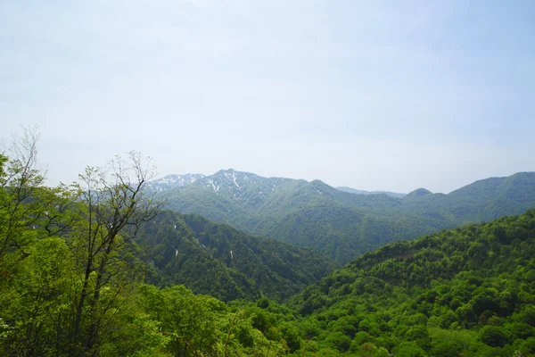 Перевал Цугару в Сираками-Санчи  ) — стоковое фото