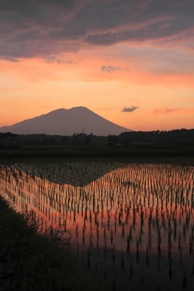 stock image Mt.Iwate in twilight