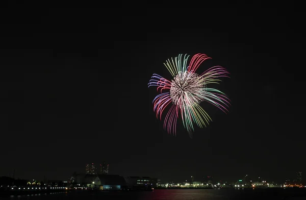 Japon geleneksel fireworks — Stok fotoğraf