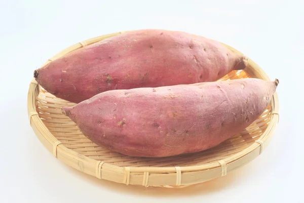 stock image Sweet potato on white background