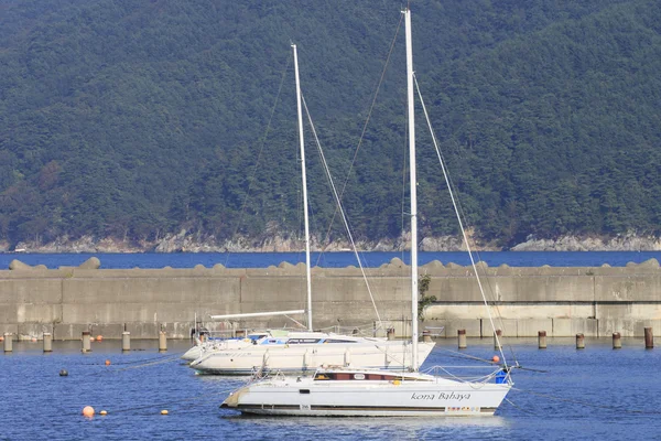 Barca a vela in Miyako, Iwate — Foto Stock