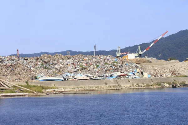 De grote Oost-japan aardbeving Disaster Recovery ramp recovery — Stockfoto