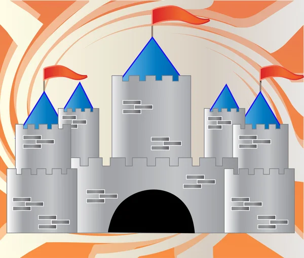 Казковий замок — стоковий вектор