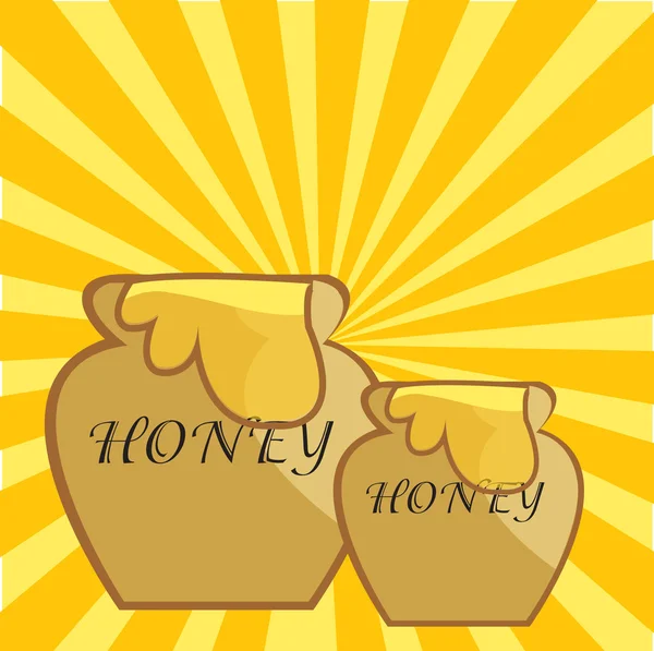Honingpot — Stockvector
