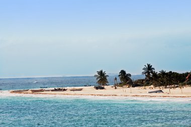 plaj Yucatan'da bir tulum