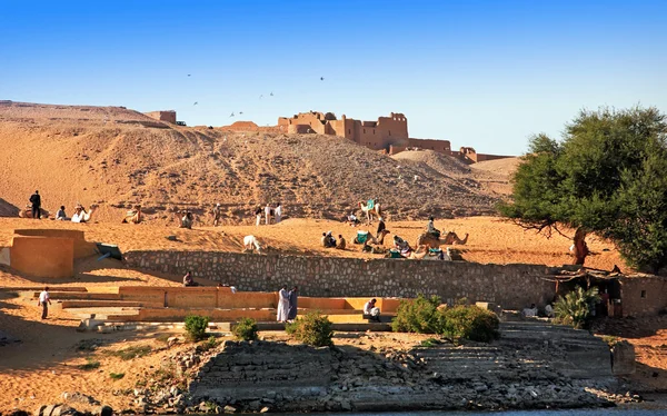 Nubian χωριό — Φωτογραφία Αρχείου