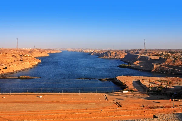 Aswan-dam — Stockfoto