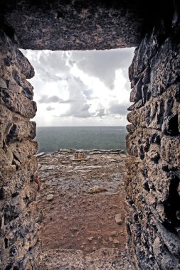 Mayan site of Coba clipart